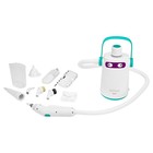 Пароочиститель Kitfort КТ-9109-3, 1000 Вт, 0,3 л, нагрев 3-5 мин, 3 бар, длина шланга 1,2 м, 25 ± 5 г/мин, шнур 2,9 м, бело-бирюзовый - фото 51571456