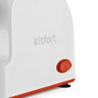 Мясорубка Kitfort КТ-2113-3, 1000 Вт, 4 насадки, шнур 0,7 м, бело-красная - фото 51571500