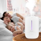 Увлажнитель воздуха Kitfort КТ-2831, ультразвуковой, 25 Вт, 3,7 л, 12 ч - фото 51571518