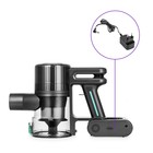 Вертикальный пылесос Kitfort КТ-5168-1, 150 Вт, 78 дБ, заряд 4,5 ч, фильтр H12, пылесборник 0,5 л, цвет черно-бирюзовый - фото 51571673