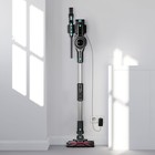 Вертикальный пылесос Kitfort КТ-5168-1, 150 Вт, 78 дБ, заряд 4,5 ч, фильтр H12, пылесборник 0,5 л, цвет черно-бирюзовый - фото 51571666