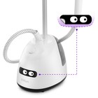 Отпариватель Kitfort КТ-9111, 2000-2400 Вт, нагрев 35 с шнур 1,9 м, шланг 1,1 м, подача пара 30 ± 5 г/мин, 1 л - фото 51571758