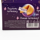 Печенье с предсказаниями «Узнай своё будущее» в коробке с ручкой, 3 шт. х 6 г. - фото 24358008