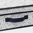 Короб для хранения Доляна «Мармелад», 26×20×16 см, цвет белый - Фото 6