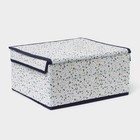 Короб для хранения Доляна «Мармелад», 30×28×15 см, белый - Фото 5