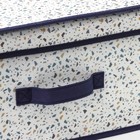 Короб для хранения Доляна «Мармелад», 45×30×20 см, белый - Фото 5