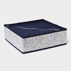 Органайзер для хранения белья Доляна «Мармелад», 4 ячейки, 29×10 см, цвет белый - Фото 6