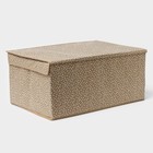 Короб для хранения Доляна Points, 45×30×20 см, бежевый - Фото 6
