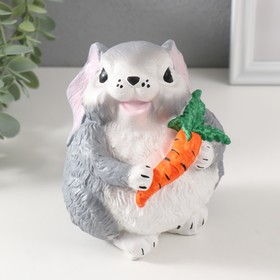 Копилка  "Кролик с морковкой", 12 см