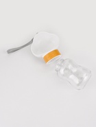 Поилка прогулочная 585 мл+контейнер для корма, жёлтая - Фото 4