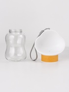 Поилка прогулочная 585 мл+контейнер для корма, жёлтая - Фото 5