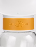 Поилка прогулочная 585 мл+контейнер для корма, жёлтая - Фото 6