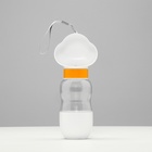 Поилка прогулочная 585 мл+контейнер для корма, жёлтая - Фото 8