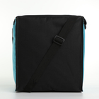 Термосумка на молнии, 15 л, цвет голубой - фото 24402168