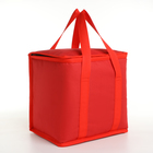 Термосумка на молнии, 18 л, цвет красный - фото 24402183