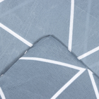 Постельное бельё 2 сп Экономь и Я "Геометрия" 173*215см, 175*214см, 50*70см-2шт, 60г/м2, микрофибра - фото 24502288