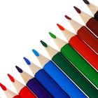 Набор карандашей цветных Красин "Алые Паруса", трёхгранные, заточенные, европодвес, 12 штук - Фото 9