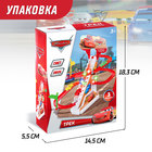 Детский автотрек «Тачки», 3 машинки в комплекте, световые и звуковые эффекты - Фото 3