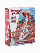 Детский автотрек «Машинки», 3 машинки в комплекте, световые и звуковые эффекты - Фото 3
