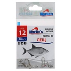 Крючок Marlin's ЛЕЩ CRISTAL NI №12 , 10 шт. - фото 321669820