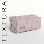 Косметичка на молнии TEXTURA, цвет розовый - фото 321670026