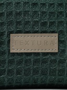 Косметичка женская на молнии TEXTURA, объёмная, большая, мягкая, зелёная - Фото 5