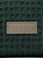 Косметичка женская на молнии TEXTURA, объёмная, средний размер, мягкая, зелёная - Фото 5