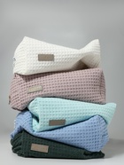 Косметичка женская на молнии TEXTURA, объёмная, большая, мягкая, бирюзовая - Фото 5