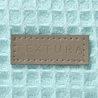 Косметичка женская на молнии TEXTURA, объёмная, маленькая, мягкая, вафельная текстура, бирюзовая 10532132 - фото 16026418