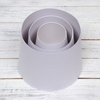 Набор коробок 3в1 Обратный конус белая 20*19,5*24-10,5*15*14,5 10583063