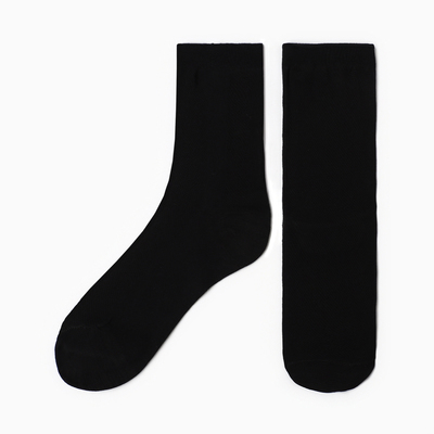 Носки мужские сетка, цвет черный размер 27
