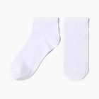 Носки женские укороченные, цвет белый, размер 23-25 - фото 321727595