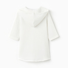Рубашка (пончо) детская MINAKU цвет белый, рост 104 см - Фото 4
