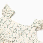 Сарафан для девочки MINAKU «Ромашки», цвет молочный, рост 104 см - фото 807650191