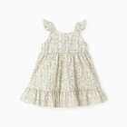 Сарафан для девочки MINAKU «Ромашки», цвет молочный, рост 104 см - фото 807650193