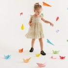 Сарафан для девочки MINAKU «Ромашки», цвет молочный, рост 104 см - фото 807715089