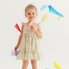 Сарафан для девочки MINAKU «Ромашки», цвет молочный, рост 134 см - фото 807715100