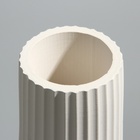 Ваза для цветов декоративная «Афина», белая, 13 х 6 см. - фото 24402407