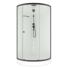 Душевая кабина Domani-Spa Simple 99, поддон 15 см, белые стенки, прозрачное стекло, 90×90 см - Фото 1