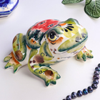 Сувенир «Лягушка Соня», гжель, цветная - фото 321670482