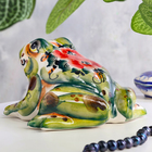 Сувенир «Лягушка Соня», гжель, цветная - Фото 4