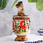 Сувенир «Самовар с сапогом», гжель, цветная - фото 24444996