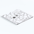 Магнит-раскраска «Дино», 10×10 см - Фото 4