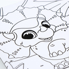 Магнит-раскраска «Дино», 10×10 см - Фото 3