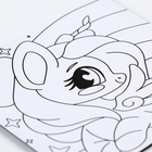 Магнит-раскраска «Единорожка», 10×10 см - Фото 3