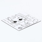 Магнит-раскраска «Кошечка», 10 × 10 см - Фото 3
