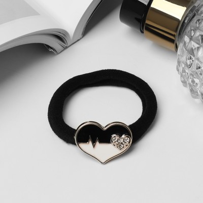 Резинка для волос «Ютта», сердце, 5 см