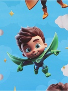 Бумага упаковочная, глянцевая «Супергерои» 70×100 см - Фото 3