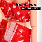 Одежда и аксессуары для куклы: юбка, топ, куртка - Фото 5