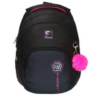 Рюкзак молодёжный, 42 х 31 х 13 см, эргономичная спинка, Stavia "Лапка", чёрный - Фото 3